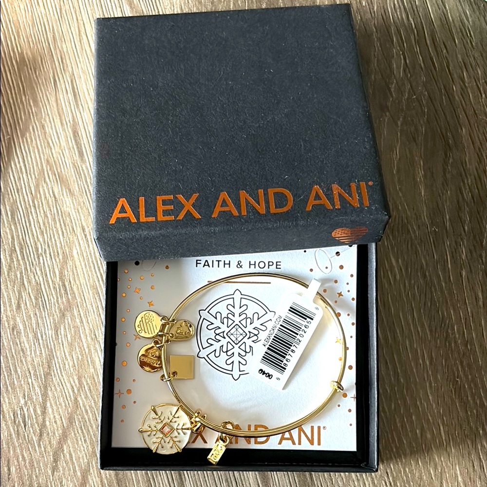 Alex and Ani Gold Bangle Bracelet